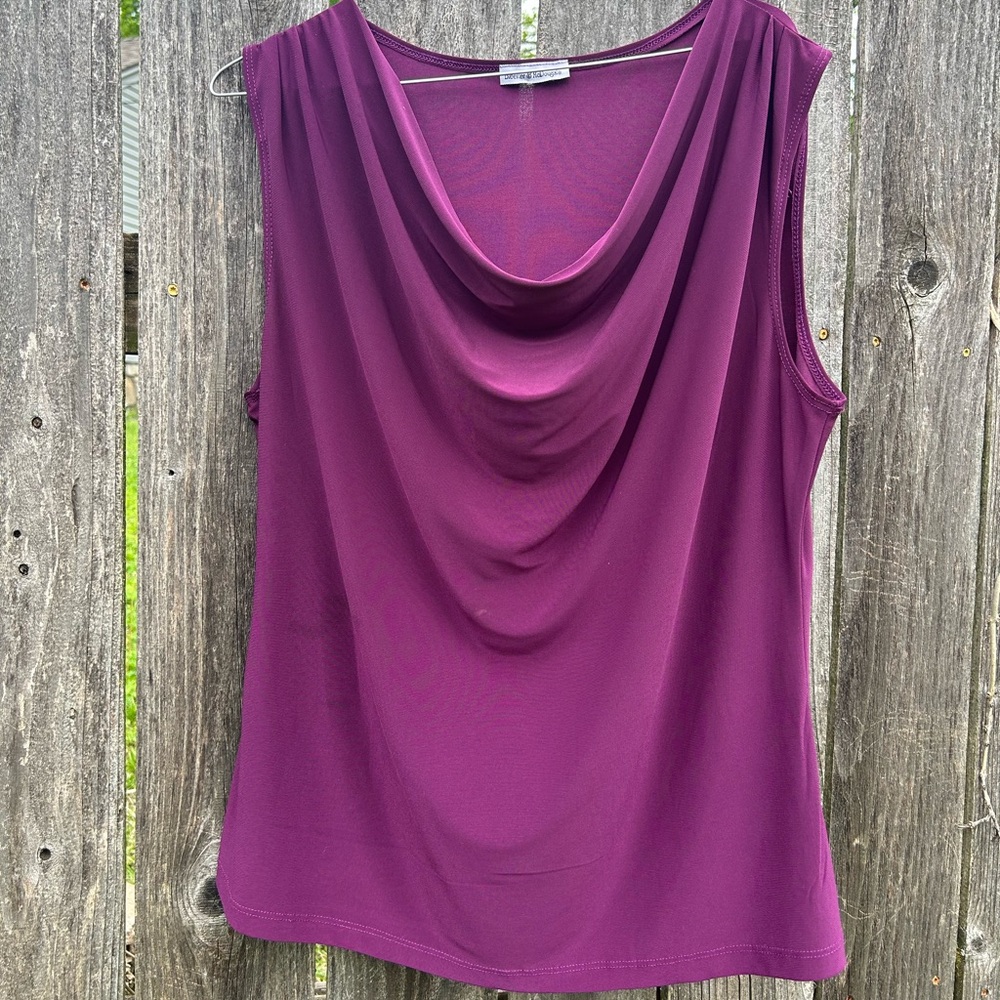 Purple Sleeveless Top